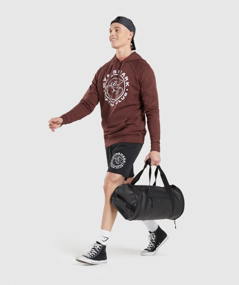 Men's Gymshark Legacy Hoodie Brown | CA 70D315